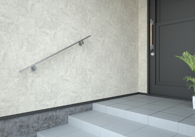 ハウジング手摺の写真